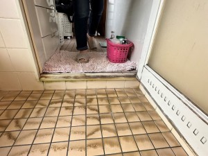 浴室入口段差解消前 浴室入口段差解消前